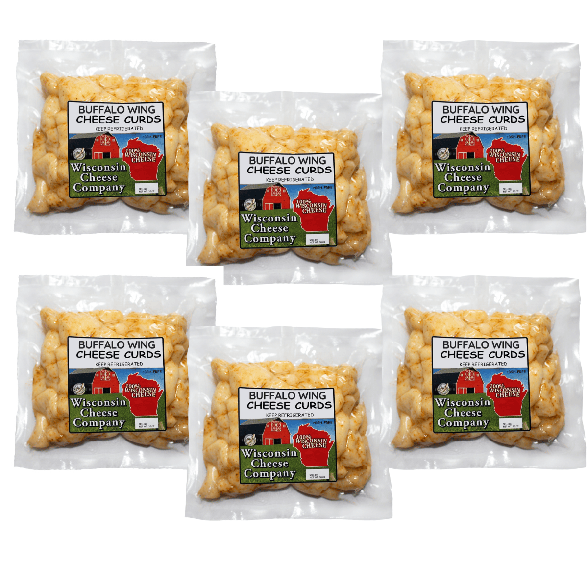 Buffalo Wing Cheese Curds – 6 Pack