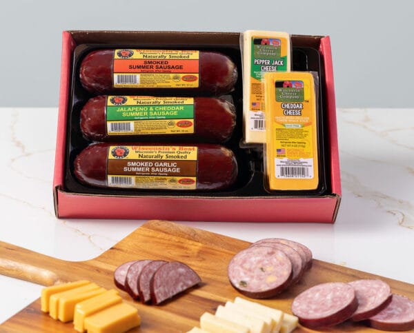 Classic Cheese & Sausage Gift Box - Wisconsin Cheese Company