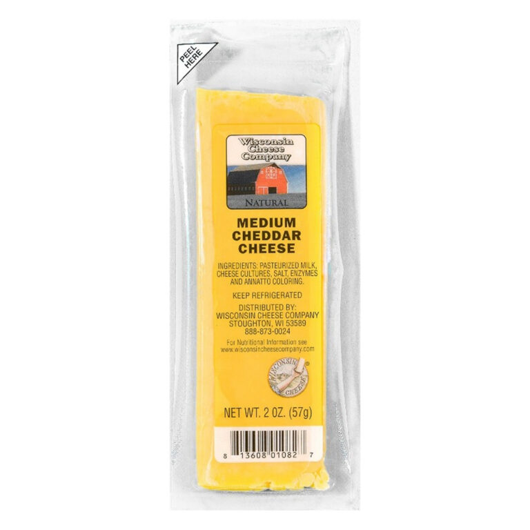 Medium Cheddar Cheese Snack Sticks, 24 Count
