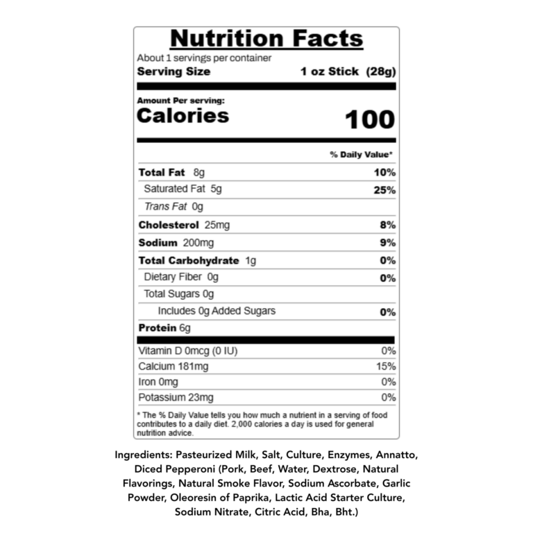 Colby Jack Marble Pepperoni Cheese Snack Sticks, 24 Count Gallery Image