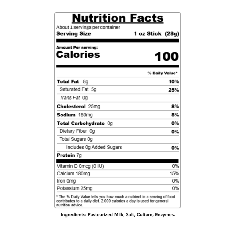 Muenster Cheese Snack Sticks, 24 Count Gallery Image