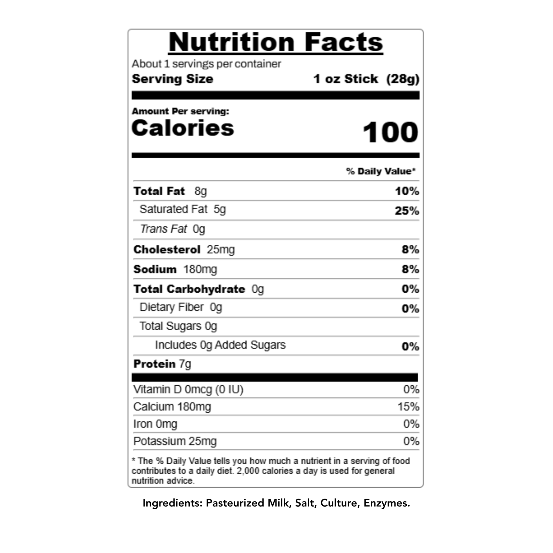 Muenster Cheese Snack Sticks, 24 Count - Image 3