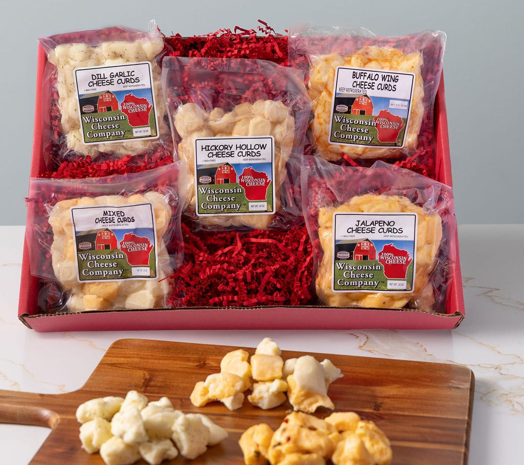 Cheese Curd Sampler Gift Box