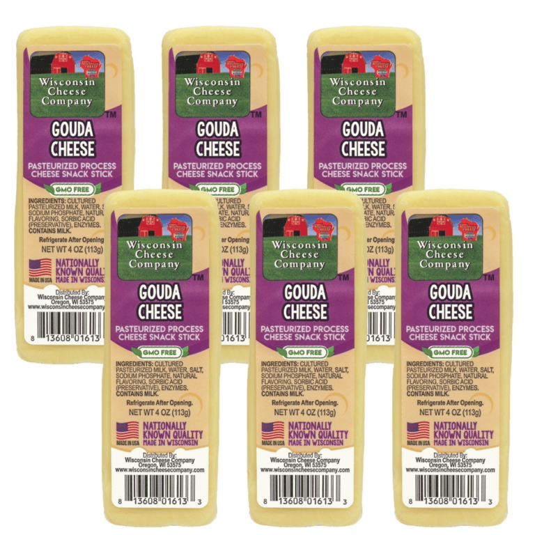 Gouda Cheese Bars – 6 Pack – Shelf Stable