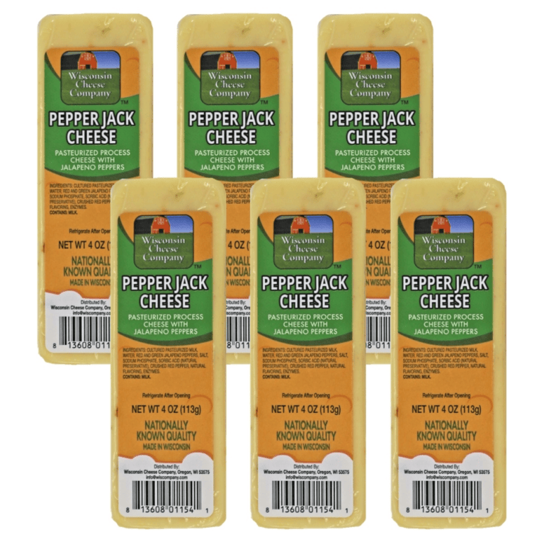 Pepper Jack Cheese Bars – 6 Pack – Shelf Stable