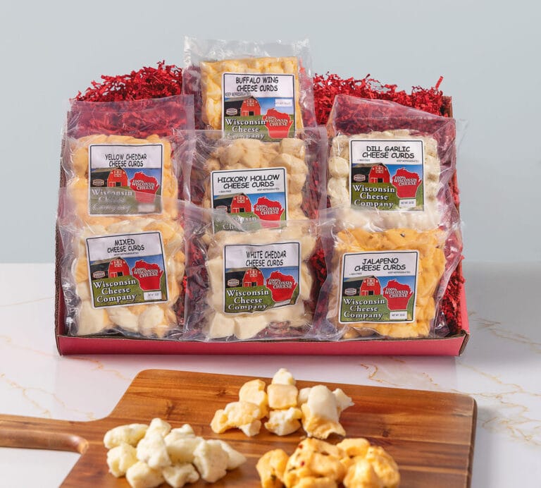 Deluxe Cheese Curd Sampler Gift Box (7 count)