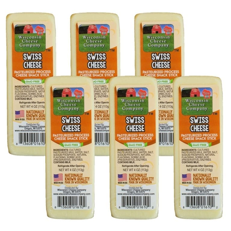 Swiss Cheese Bars – 6 Pack – Shelf Stable