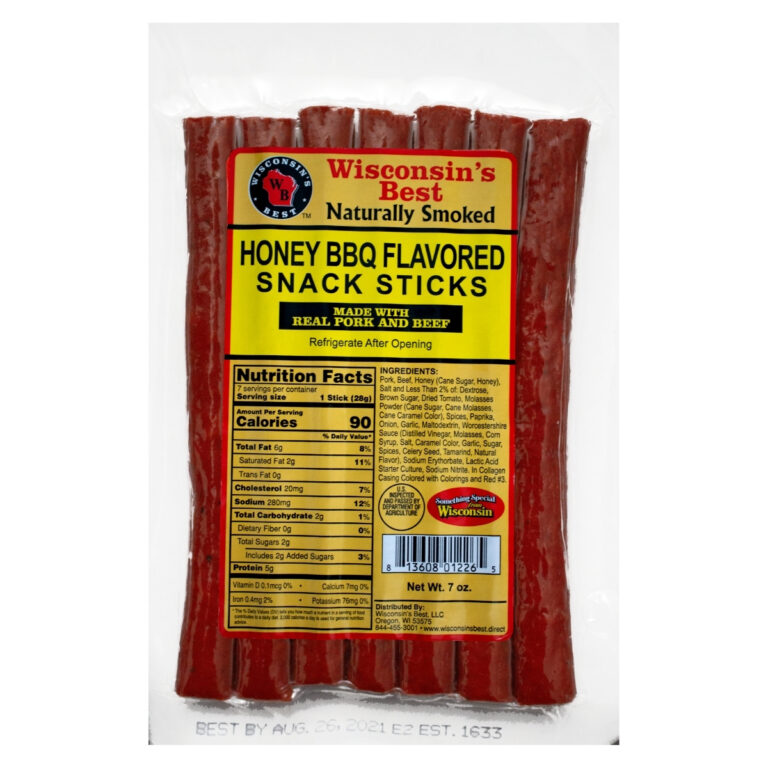 7oz Honey BBQ Snack Sticks