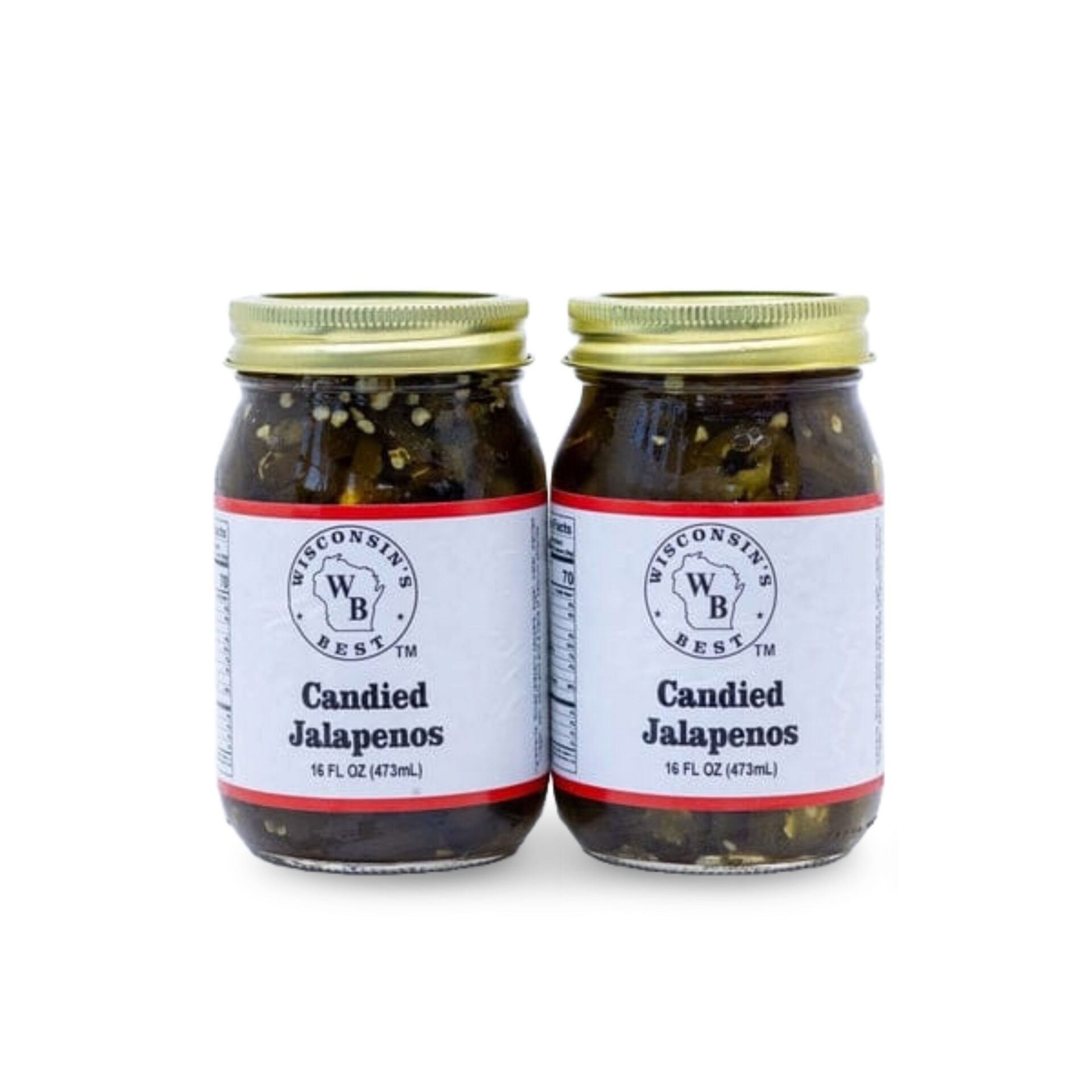 Candied Jalapenos 16oz. (2 Pack)