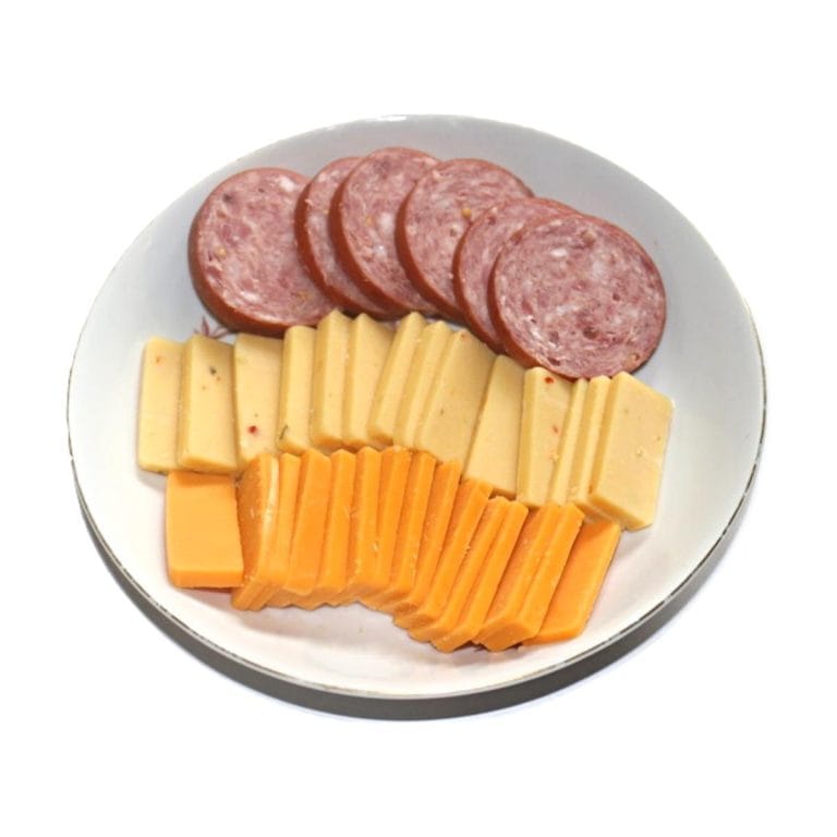 Elite Wisconsin Specialty Cheese, Sausage & Cracker Gift Box Gallery Image