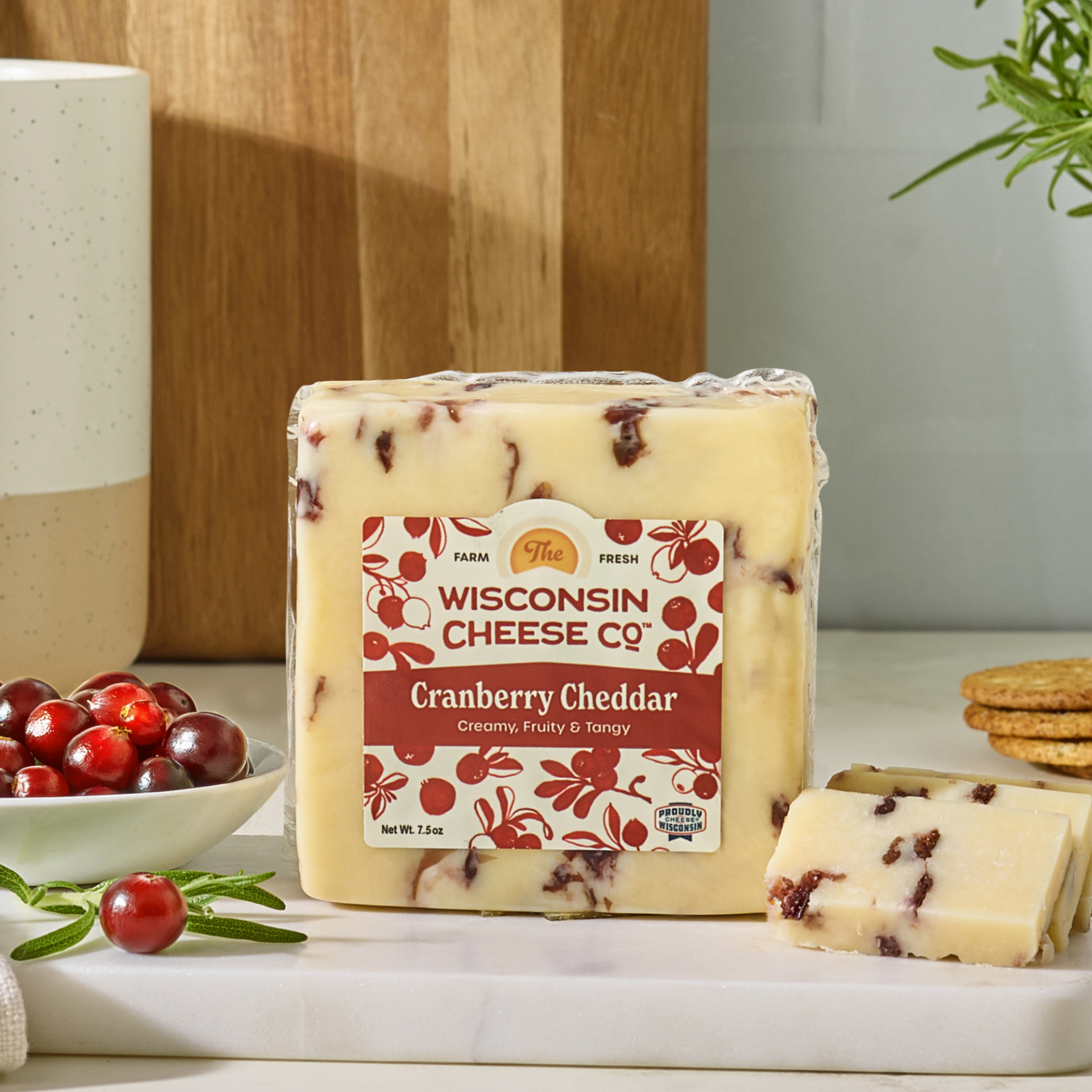 Cranberry White Cheddar