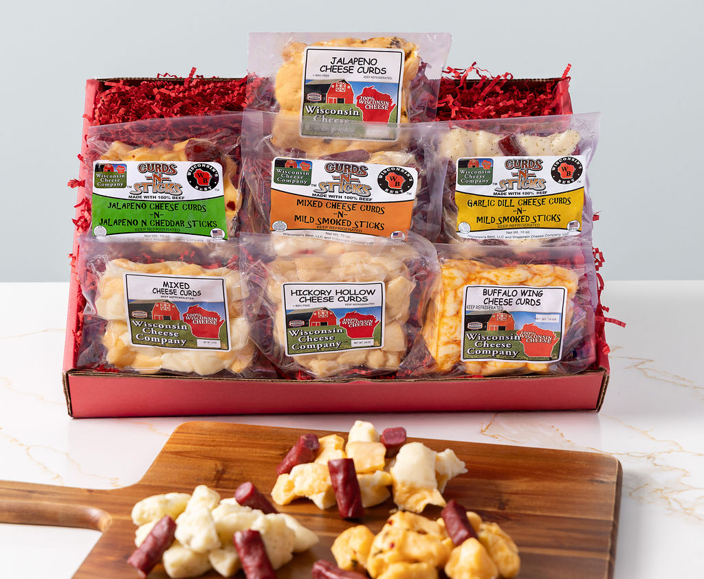 Elite Cheese Curd & Beef Stick Gift Box