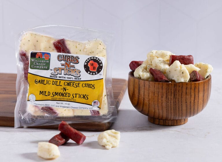 Garlic Dill Cheese Curds & Beef Sticks – 2 Pack