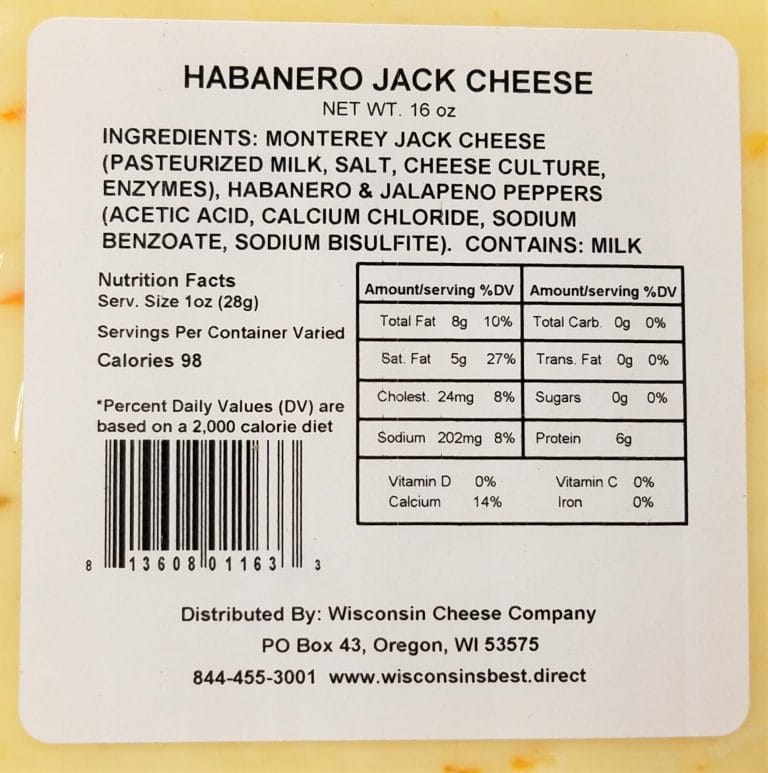 Habanero Jack Cheese Gallery Image