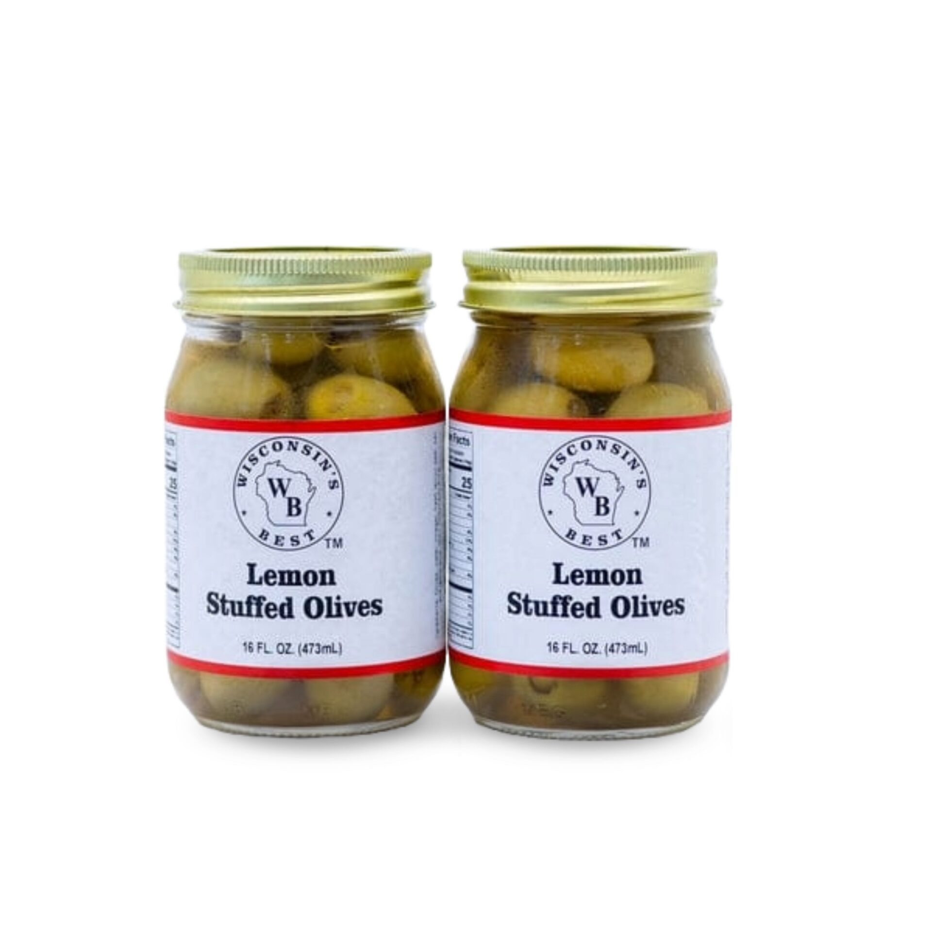 Lemon Stuffed Olives 16 oz. (2 Pack)