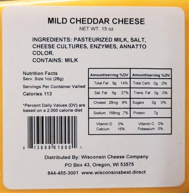 Mild Cheddar Cheese Gallery Image