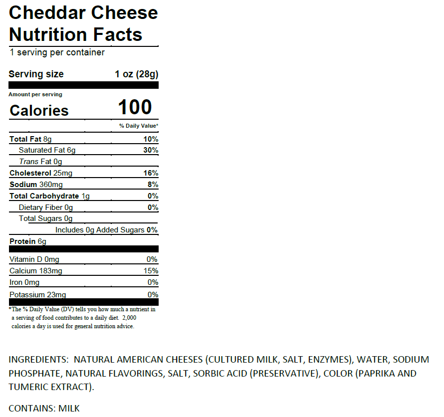 Cheddar Cheese Snack Sticks - Shelf Stable, 24 Count - Image 2