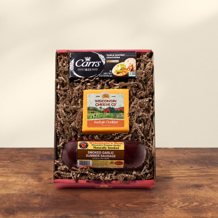 Cheddar and Sausage Gift Box