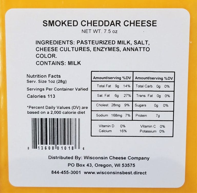 Smoked Cheddar Cheese Gallery Image