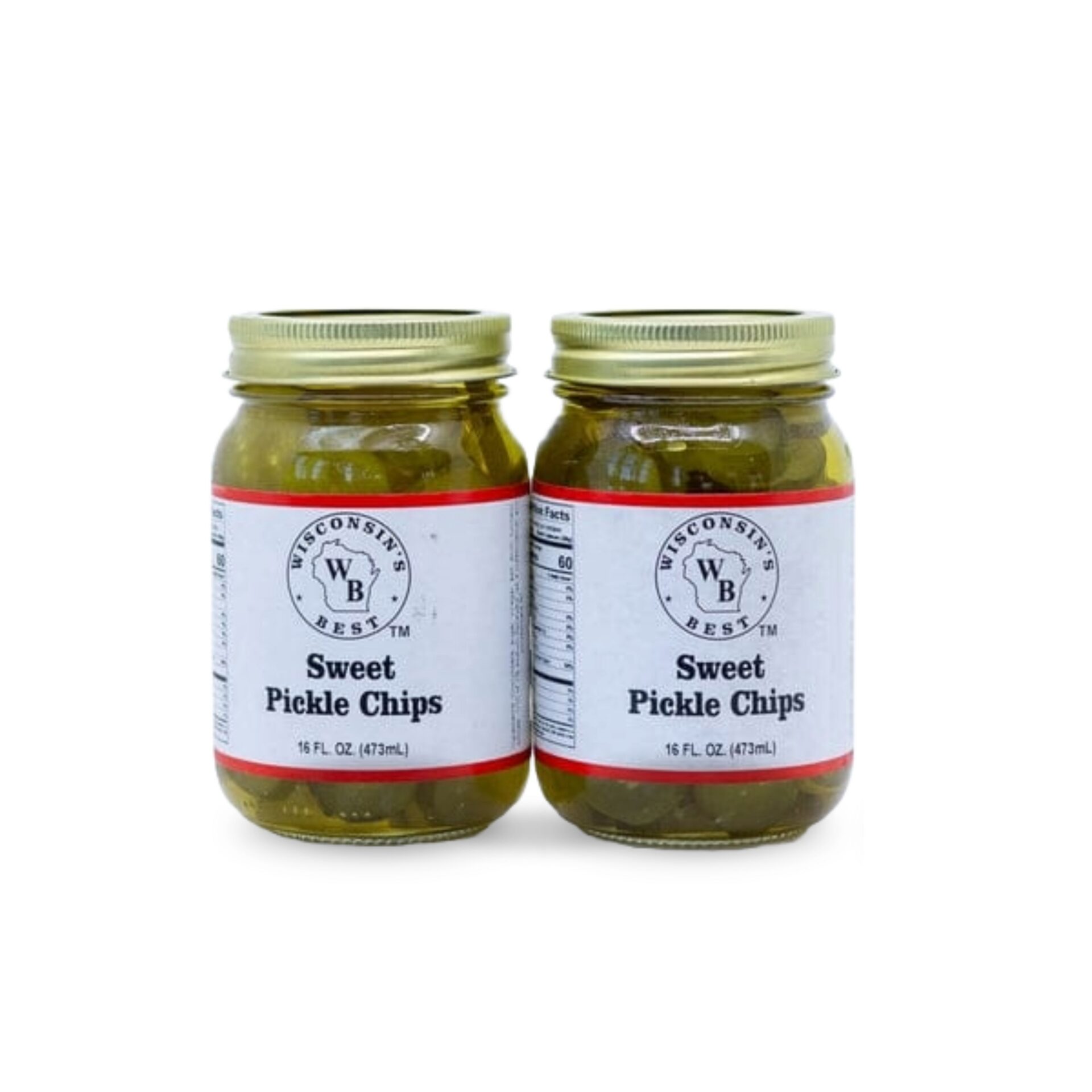 Sweet Pickle Chips 16 oz (2 Pack)