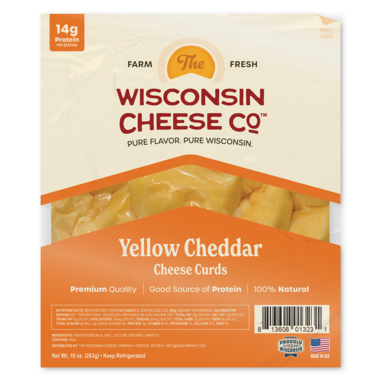 yellow cheddar cheese curds