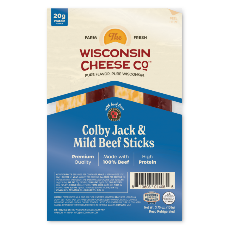 colby jack cheese and beef sticks