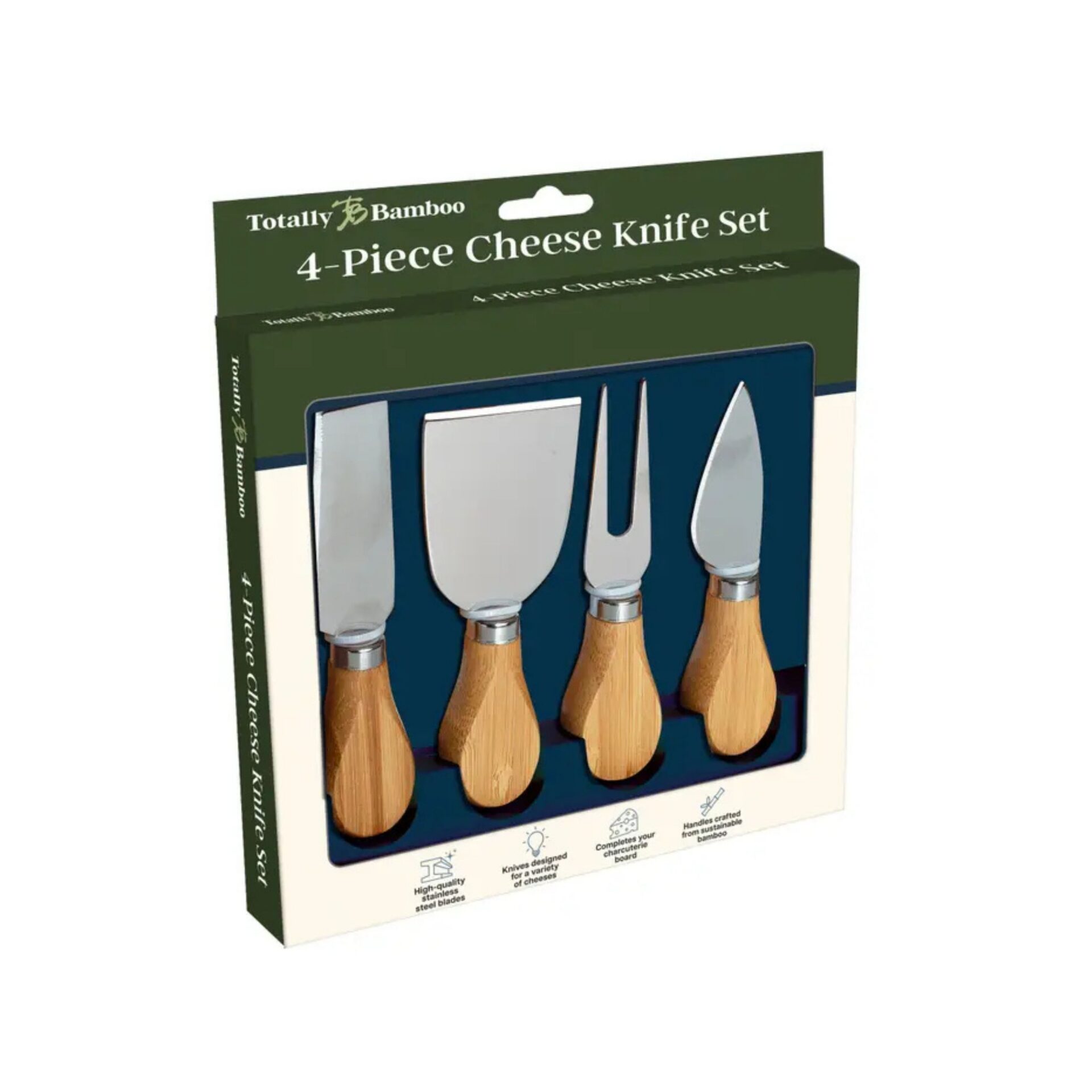 4 piece cheese knife set