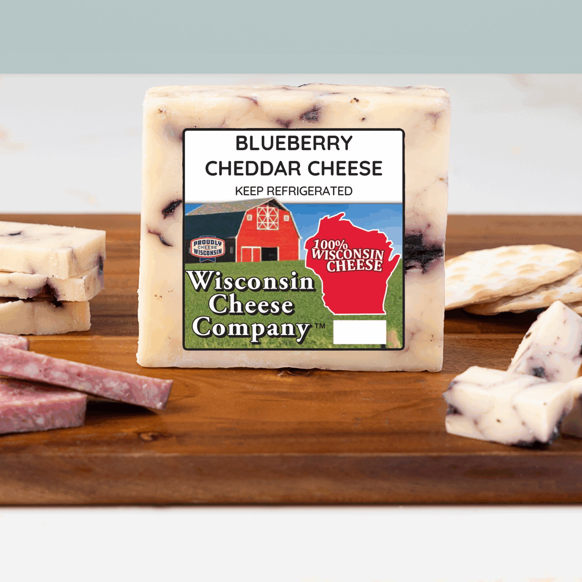 BLUEBERRY CHEDDAR CHEESE