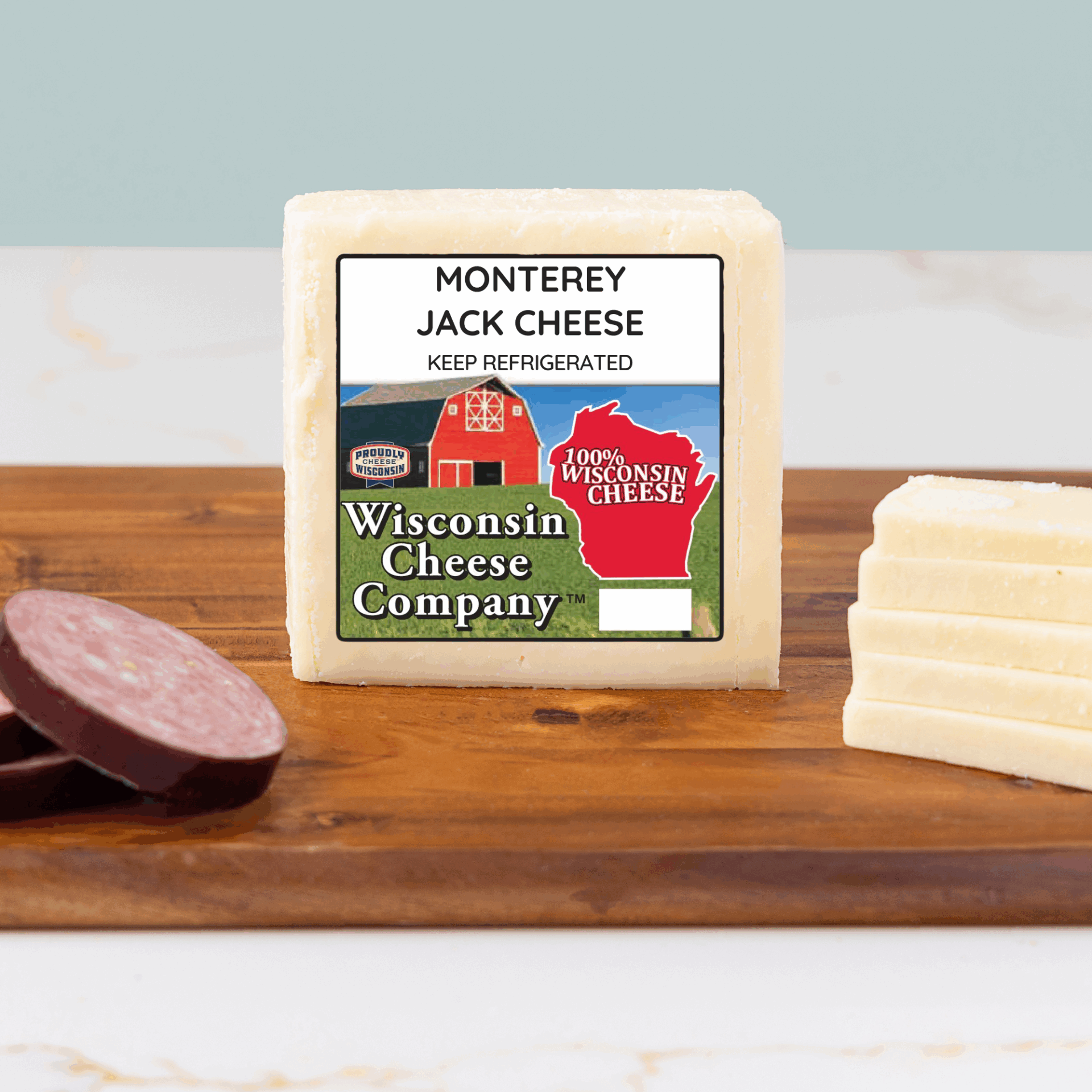 Monterey Jack Cheese – (2) 15-ounce Blocks