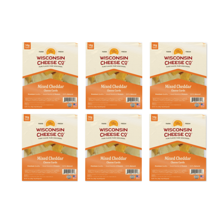 Mixed Cheddar Cheese Curds 6-Pack