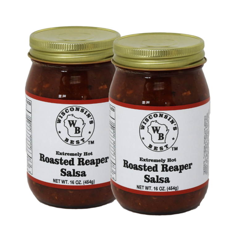 2 Pack 16oz. Extremely Hot Roasted Reaper Salsa