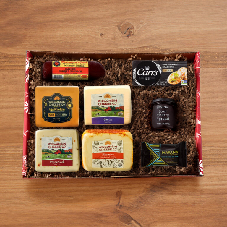 Custom Wisconsin Cheese Gift Box