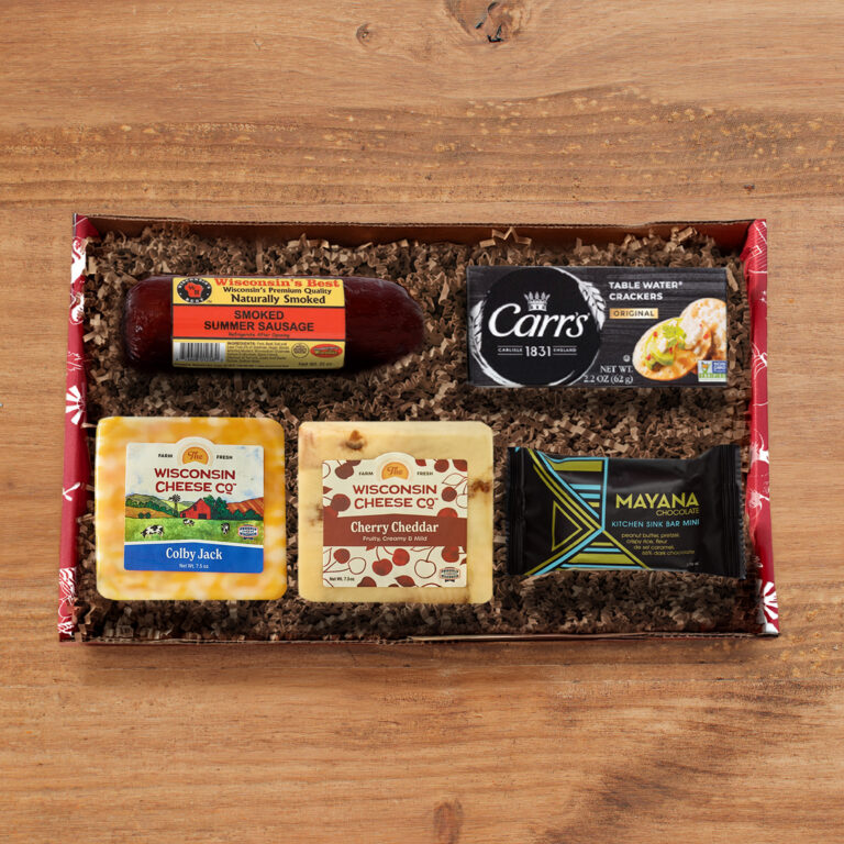 Custom Wisconsin Cheese Gift Box