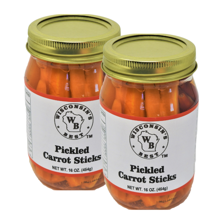 _2 Pack 16oz. Pickled Carrot Sticks