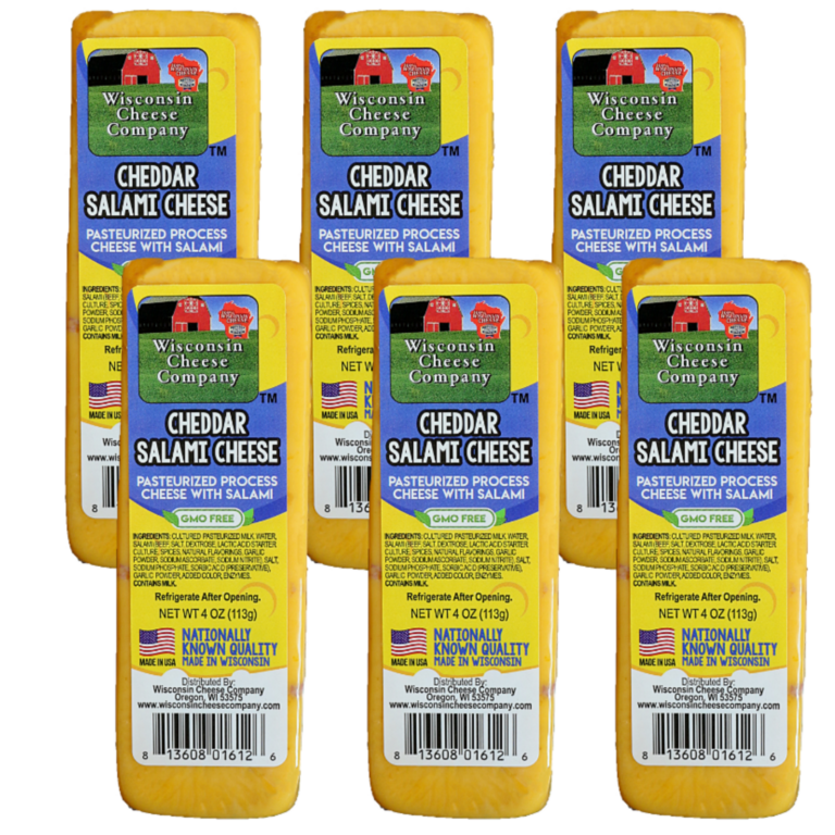 Shelf Stable Cheddar Salami Cheese
